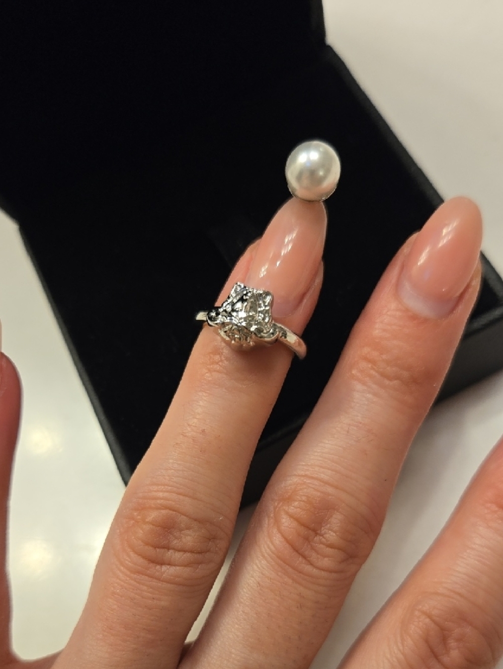 Versace Silver Open Ring Set - Picture 4 of 11